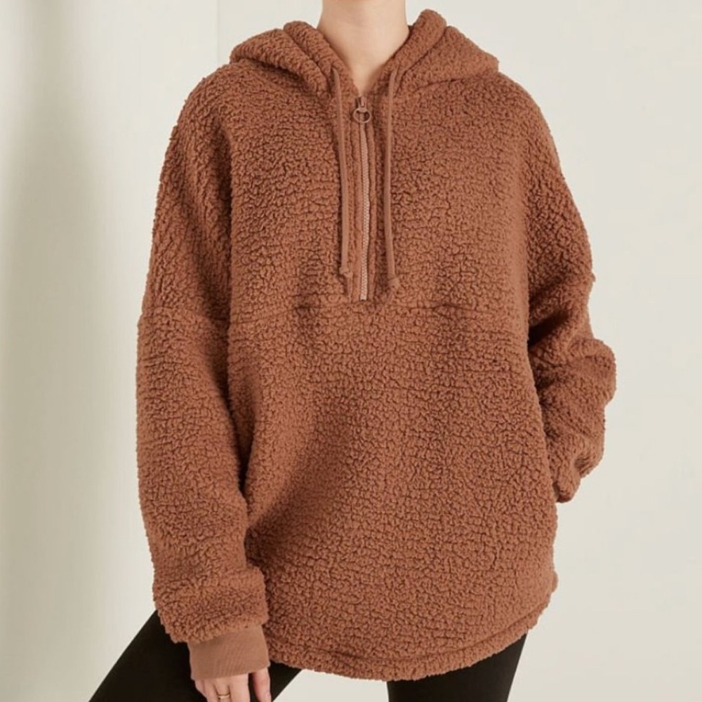 Victoria’s Secret teddy bear hoodie with pockets